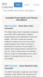 Mobile Screenshot of bmi-calories.com